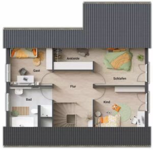 Haus mit Wintergarten OG