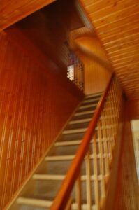 Hier geht's in die 1. Etage